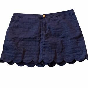 Lilly Pulitzer Women's Colette Scallop Skort in blue- women’s size 16